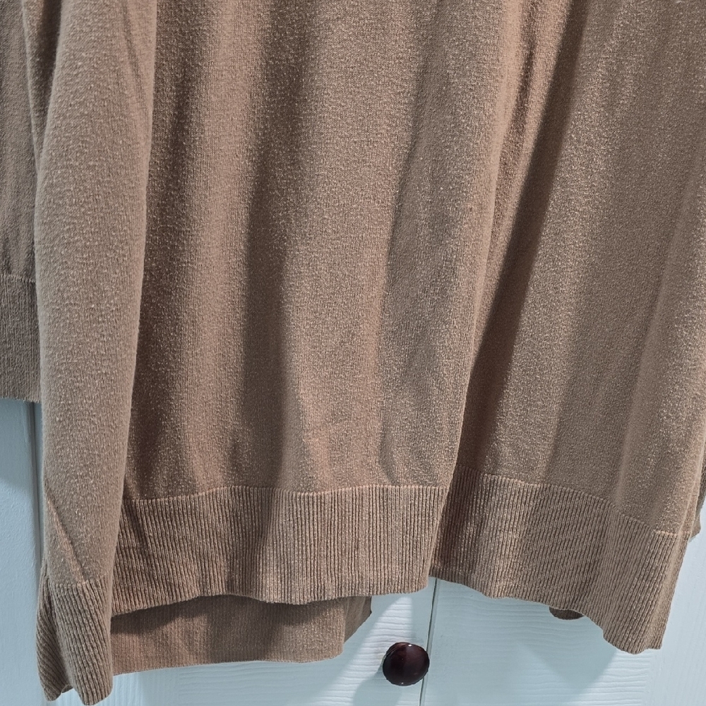 GAP Women's Brown Open-Front Cardigan - Picture 9 of 10